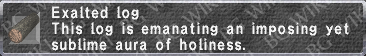 Exalted Log description.png