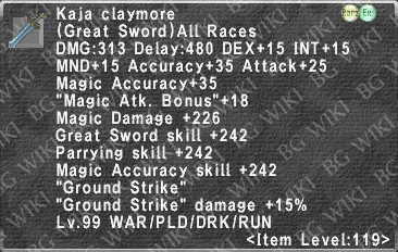 Kaja Claymore description.png